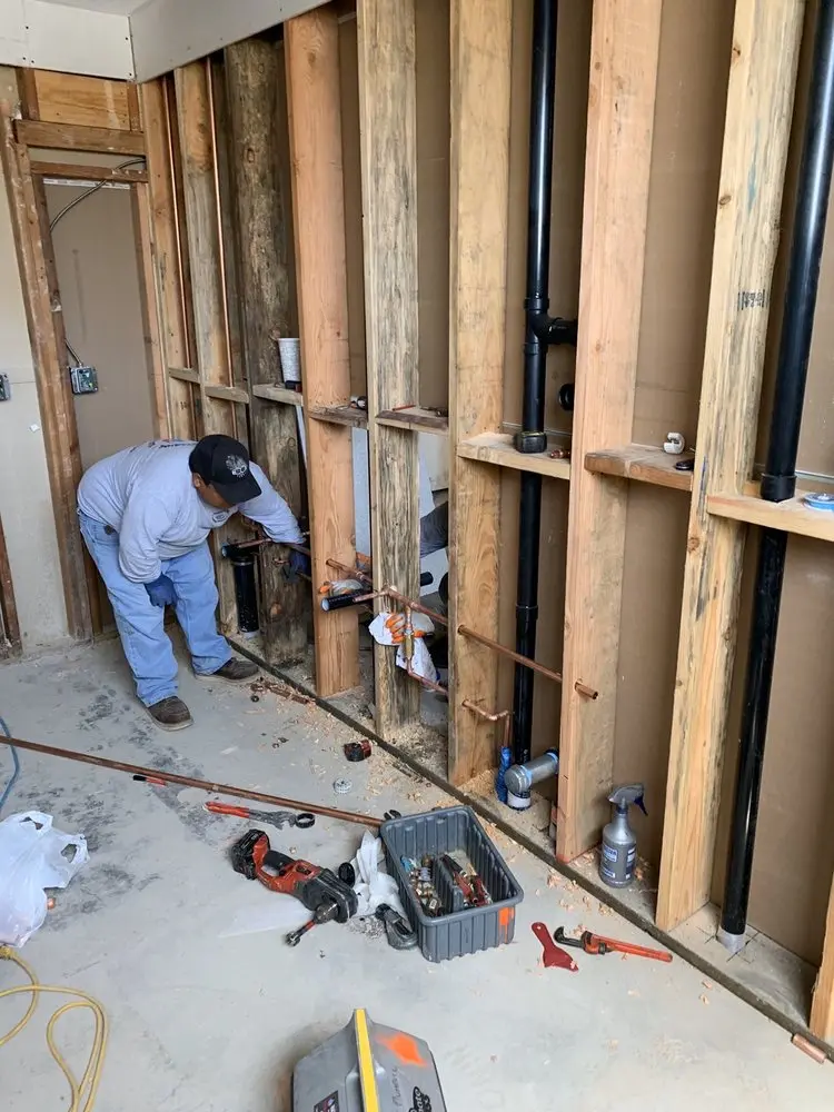 Commercial rough-in plumbing for Water Heater Replacement in Sedalia